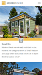 Mobile Screenshot of modern-shed.com