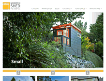 Tablet Screenshot of modern-shed.com